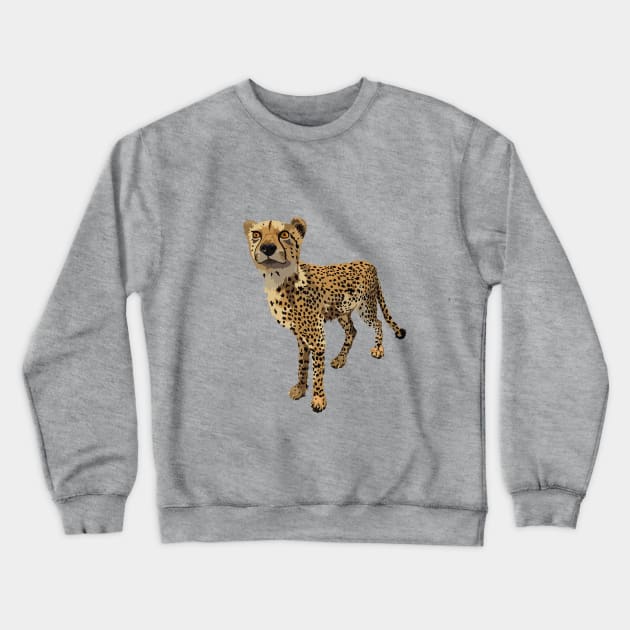 Be A Cheetah Crewneck Sweatshirt by AnnalisaCaroline